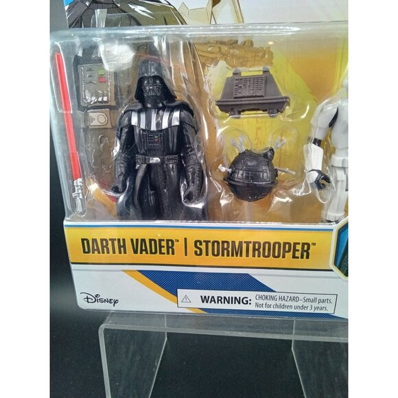 Star Wars Darth Vader & Stormtrooper 4-Inch Action Figure Interrogation Pack - Picture 2 of 8